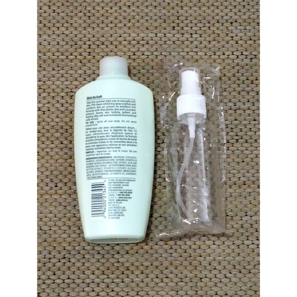 Avon Skin So Soft Summer Soft Revitalizing Body Spray Lotion & Free Bottle 5 oz - Picture 4 of 6
